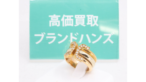 カルティエ2Cダイヤリング