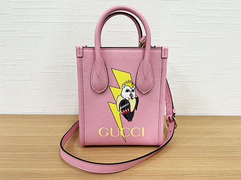 グッチのばなにゃコラボトートバッグ