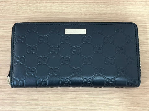 グッチシマラウンドファスナー長財布