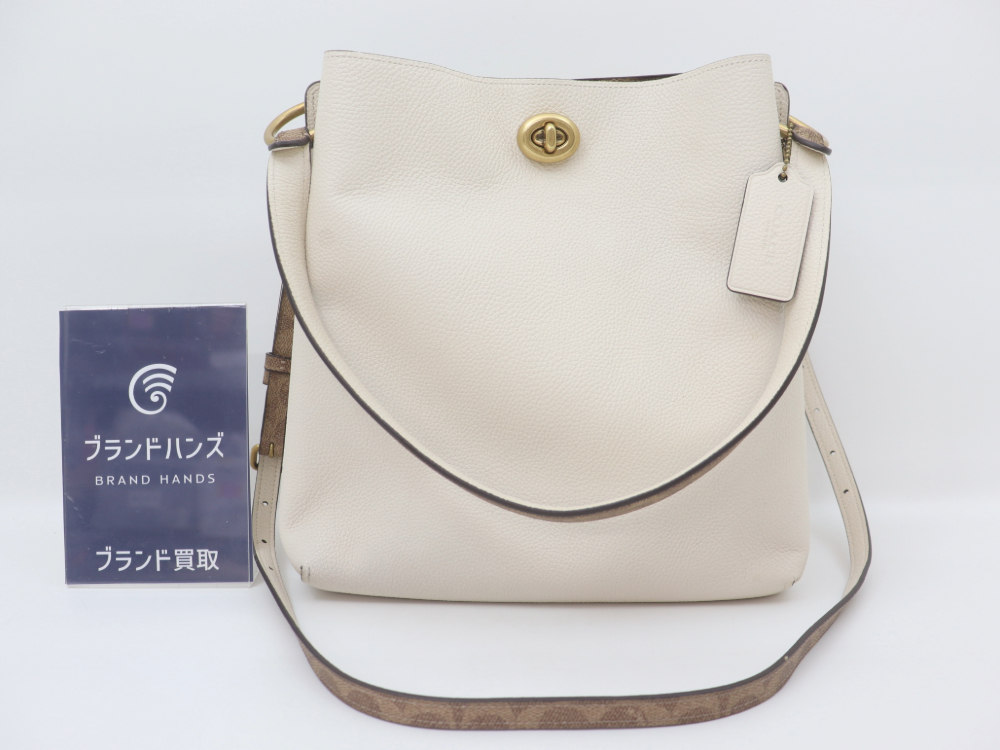 コーチショルダーバッグ76365正面