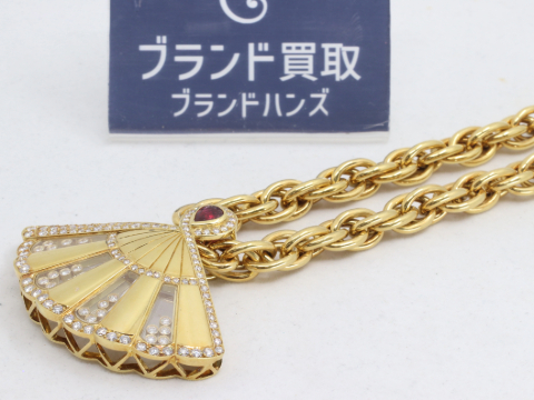 ショパールのハッピーダイヤネックレス