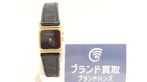 ジャガールクルトアールデコYG手巻き時計