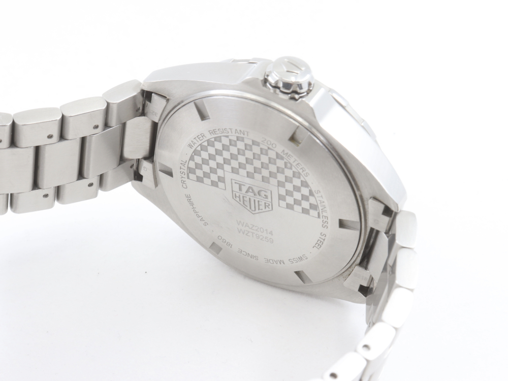 タグホイヤーフォーミュラ1裏蓋