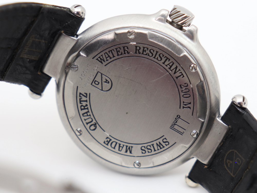 ダンヒルミレニアムダイバー時計裏蓋