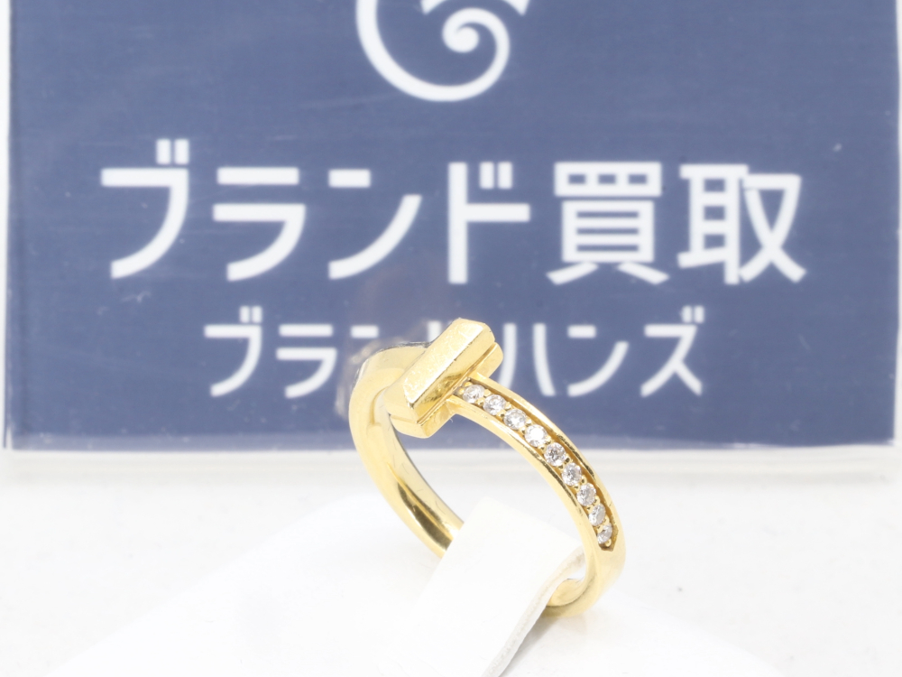 ティファニーのTワンナローリング全体