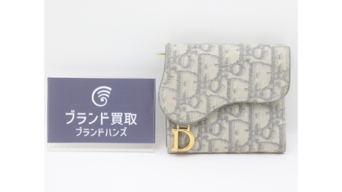 ディオールのトロッター三つ折り財布