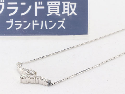 プラチナダイヤモンドネックレス