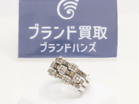 ポンテヴェキオのブラウンダイヤリング