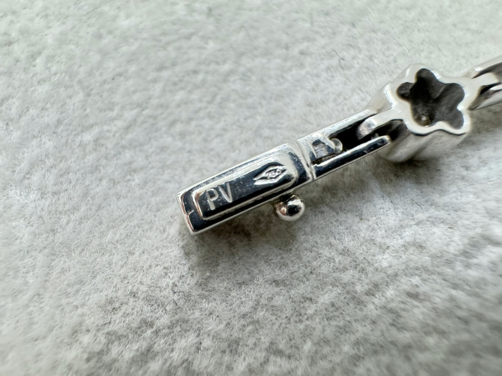 ポンテヴェキオダイヤブレスレットK18WG刻印