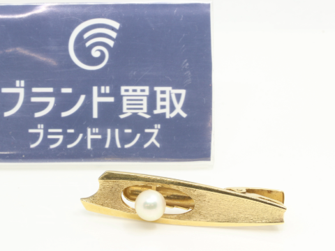 ミキモトK14パールタイピン