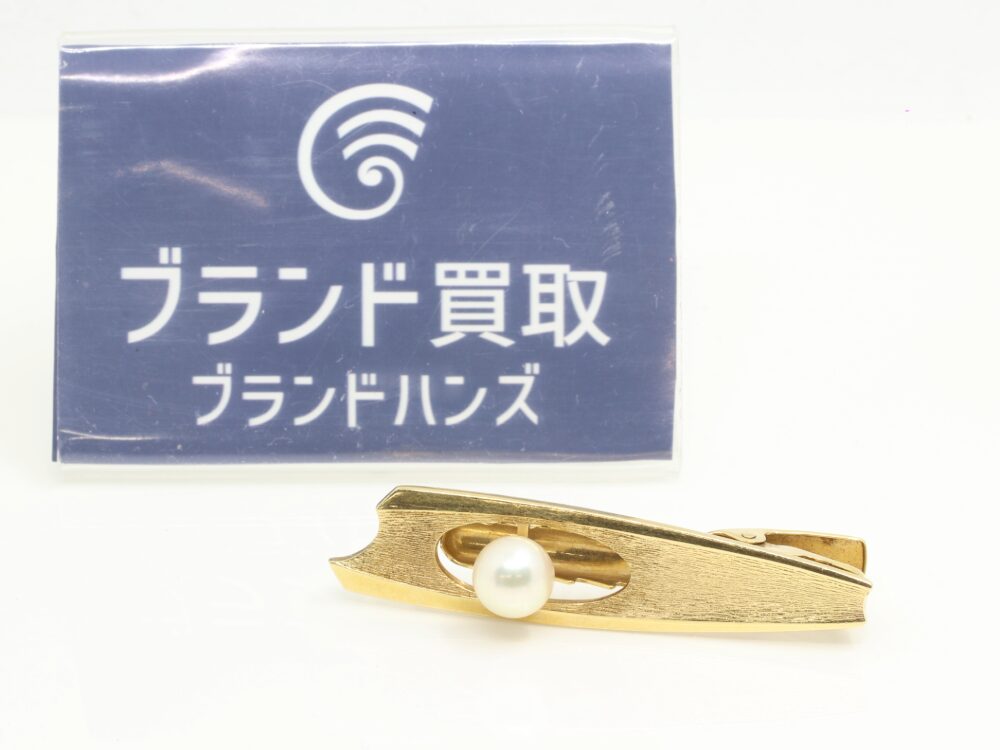 ミキモトK14パールタイピン全体