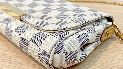 ルイヴィトンダミエアズールフェイボリットPM角