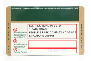 ロレックスギャランティーカード（保証書）の種類と意味を徹底解説