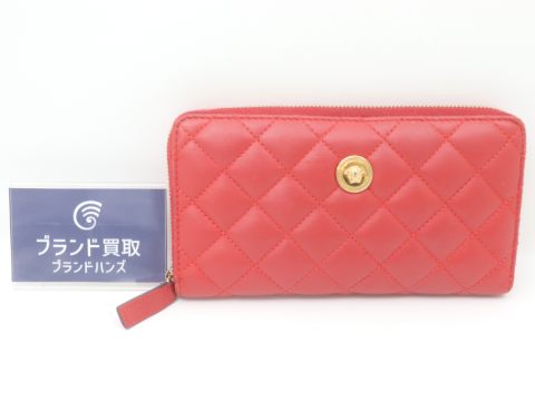 ヴェルサーチラウンドファスナー長財布