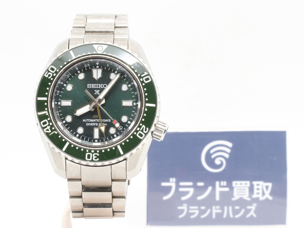 傷のあるセイコープロスペックスGMT正面