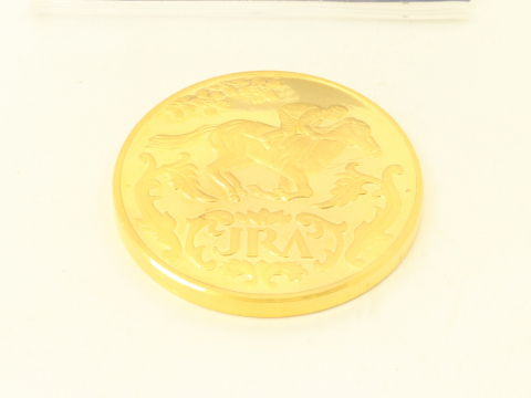 傷有JRA優勝記念K24(純金)金貨