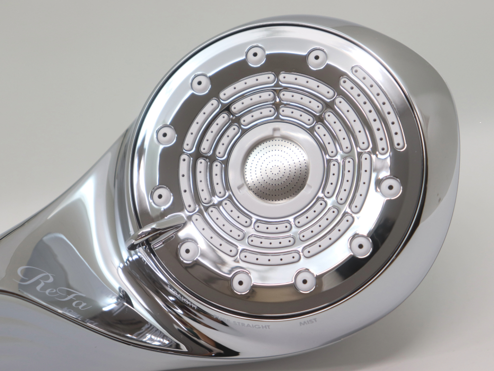 未使用のリファファインバブルシャワーヘッド表側