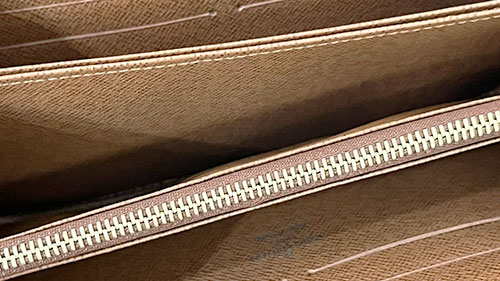 未使用ルイヴィトンジッピーウォレットM60017内側