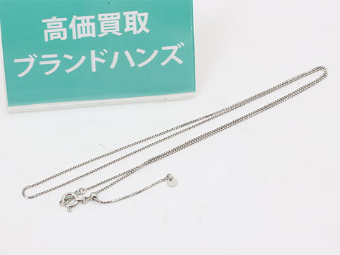 美品のPT850ネックレス