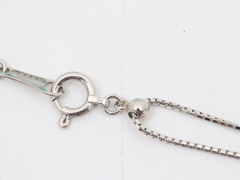 美品のPT850ネックレス留め具