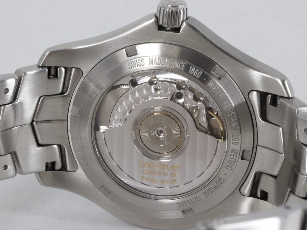 タグホイヤーリンクキャリバー6裏蓋