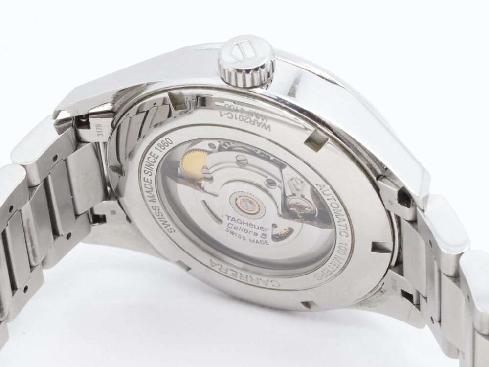 タグホイヤーカレラキャリバー5裏蓋