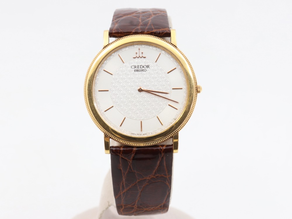 新品電池交換済 SEIKO CREDOR 18KT 腕時計 電池交換済 SEIKO セイコー 