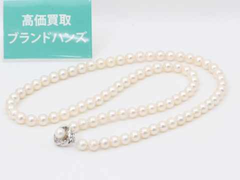パールネックレスK14WGを買取りしました