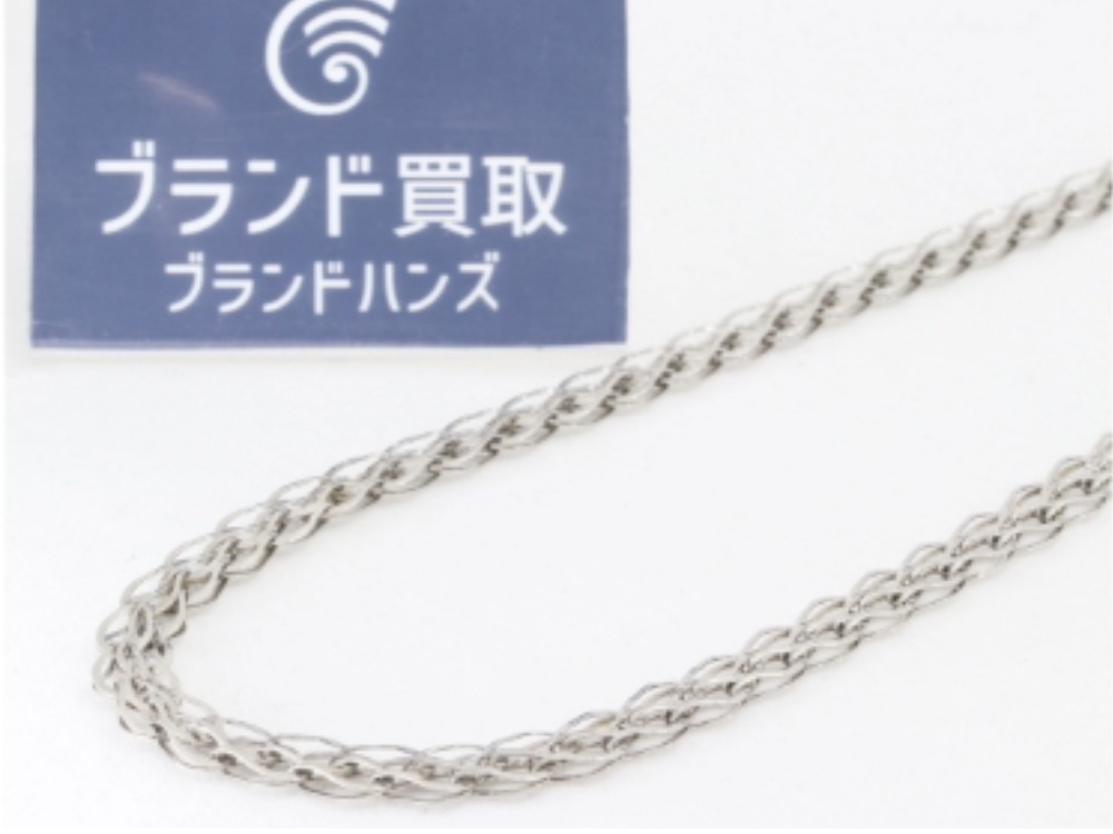 JR西宮店でPt850切子ネックレスを7万4千円で買取しました