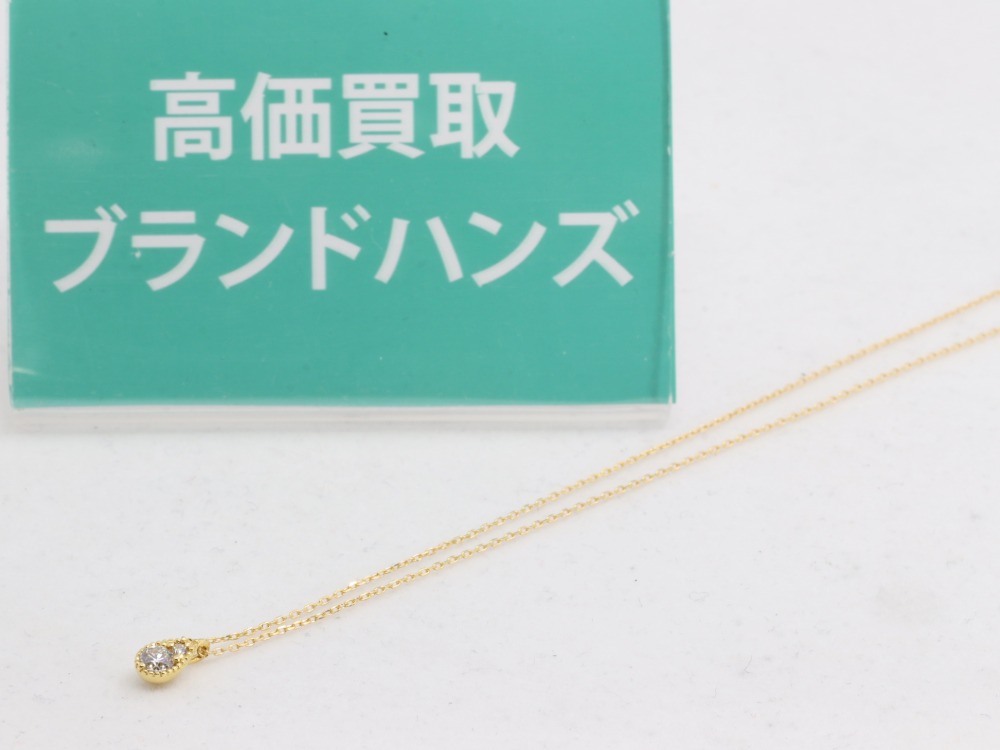 ポンテヴェキオティアドロップネックレスをお買取しました