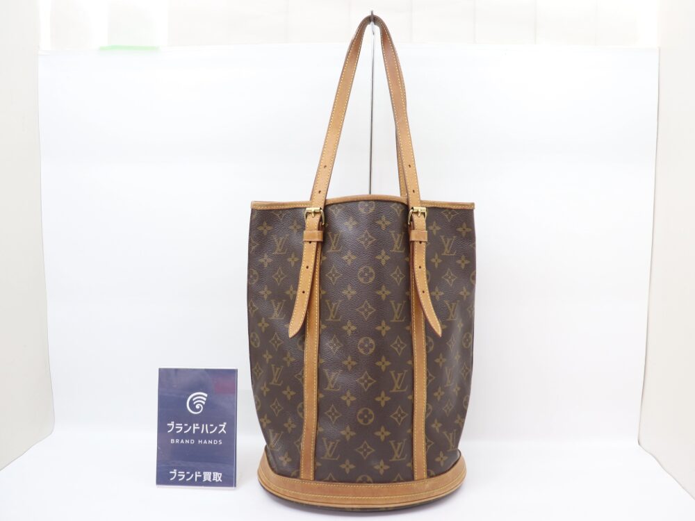 剥がれのあるルイヴィトンバケットGMをお買取りしました！