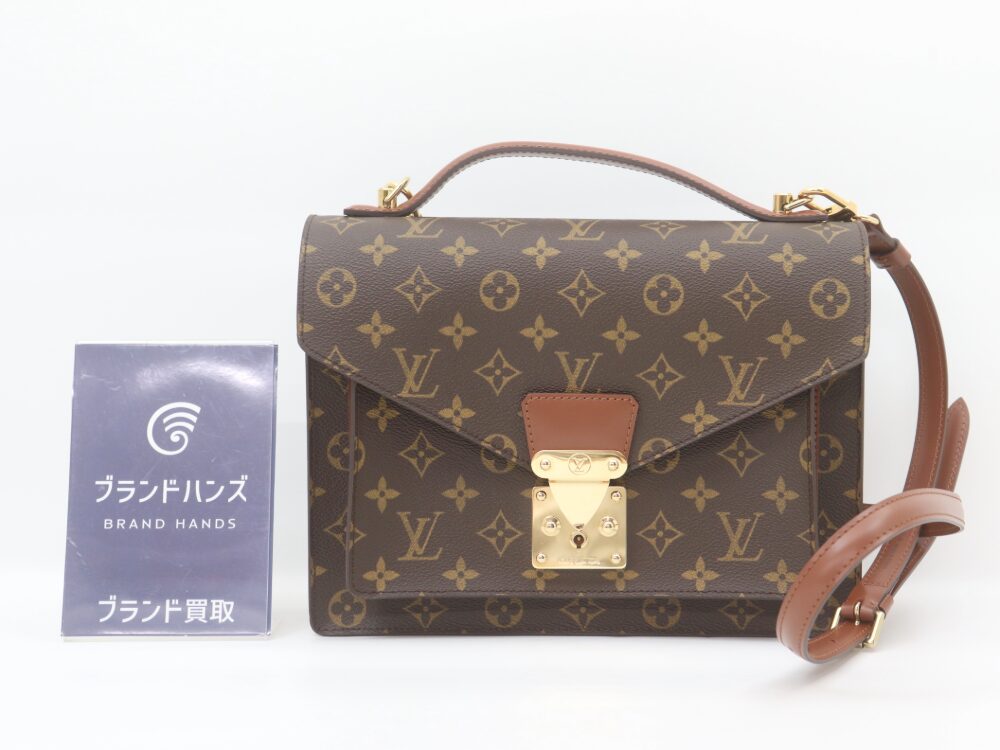 未使用のルイヴィトンモノグラムモンソーM51185を買取しました