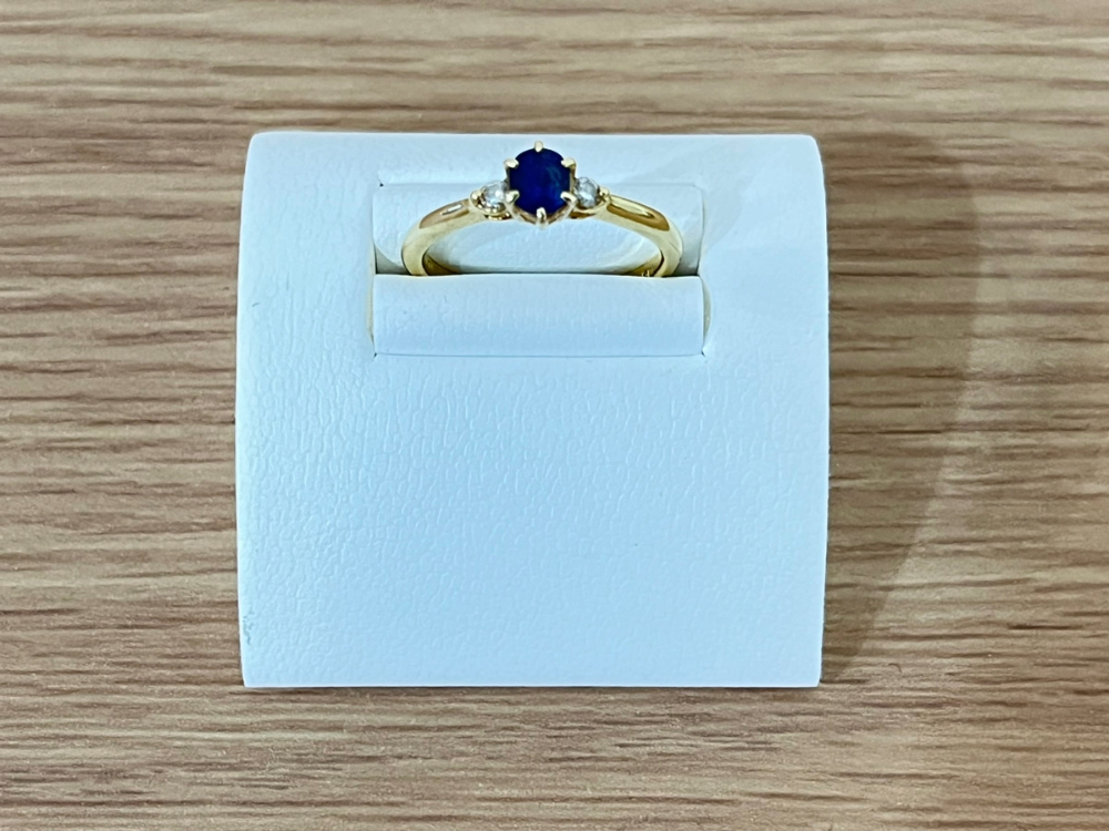 川西市で美品のK18サファイアダイヤリングをお買取しました！