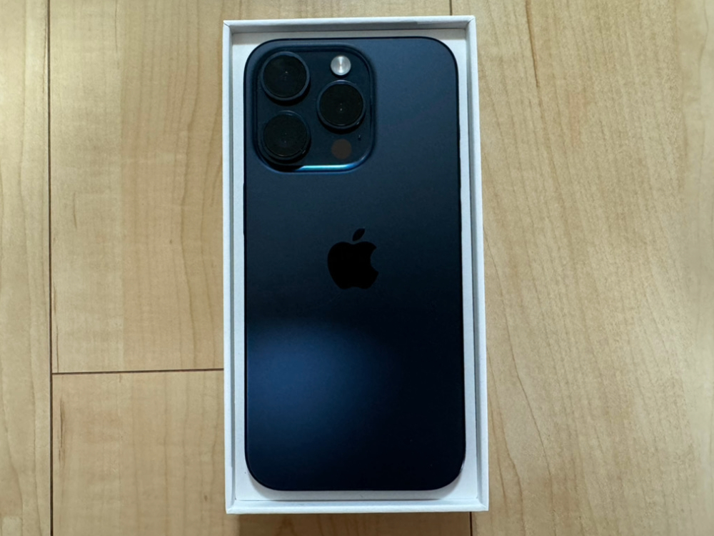 AppleのiPhone15PRO背面
