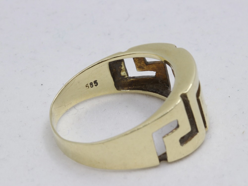 K14(14金)リング4.2g刻印