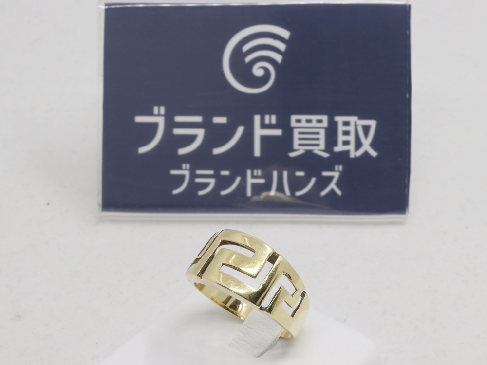 K14(14金)リング4.2g正面