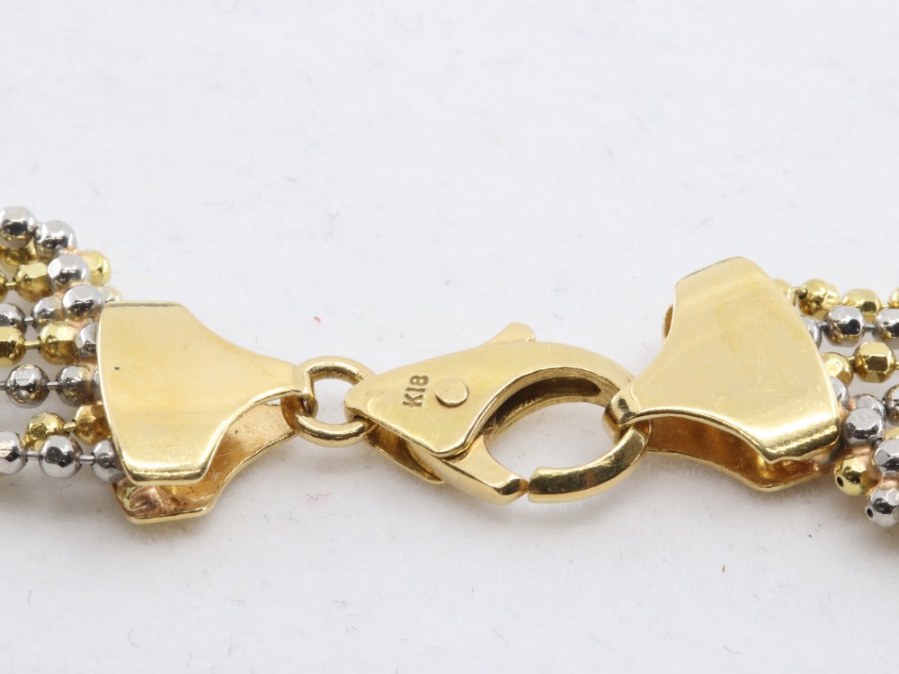 K18Pt850ネックレス45.4g刻印2