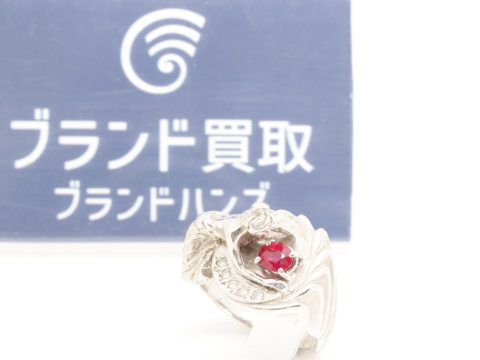 PT900(プラチナ900)ルビーリングを買取しました！