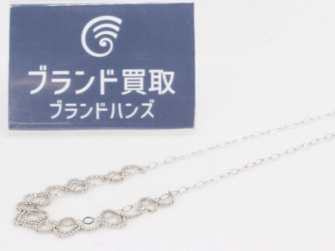 K18WGのネックレス