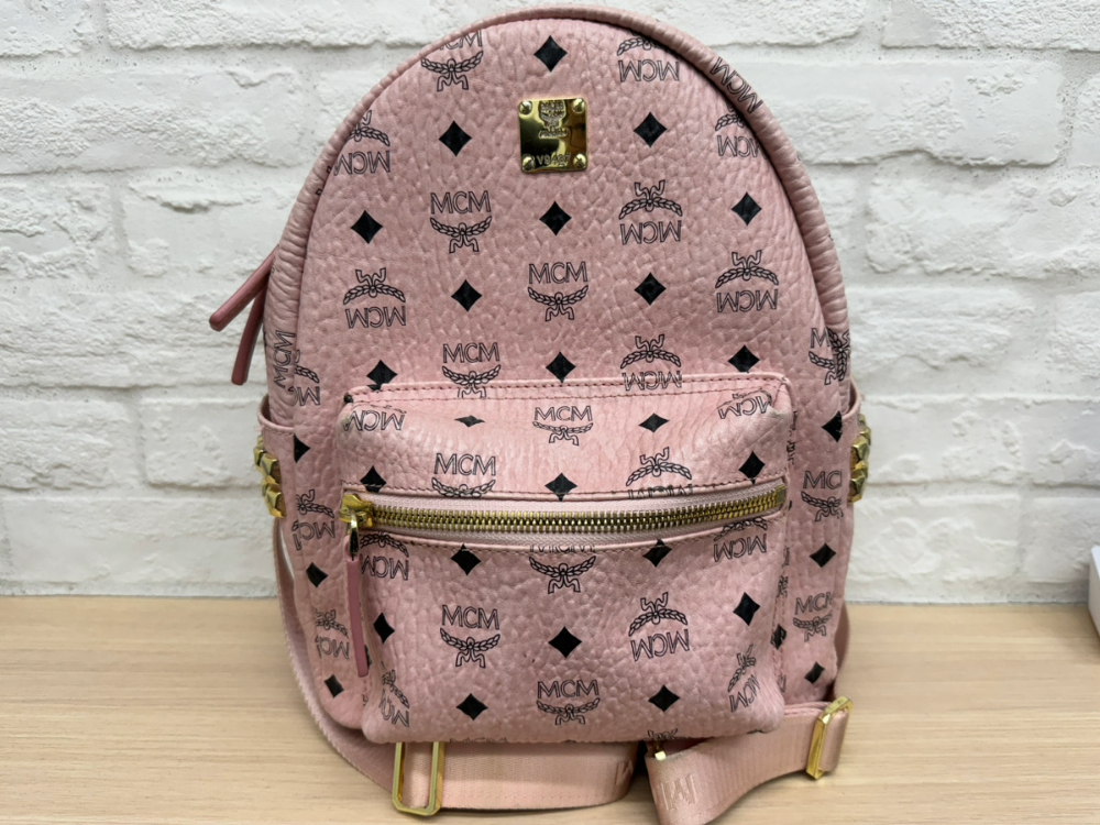 入荷now 口コミ バックパック お安くします！MCMスタッズリュックS 