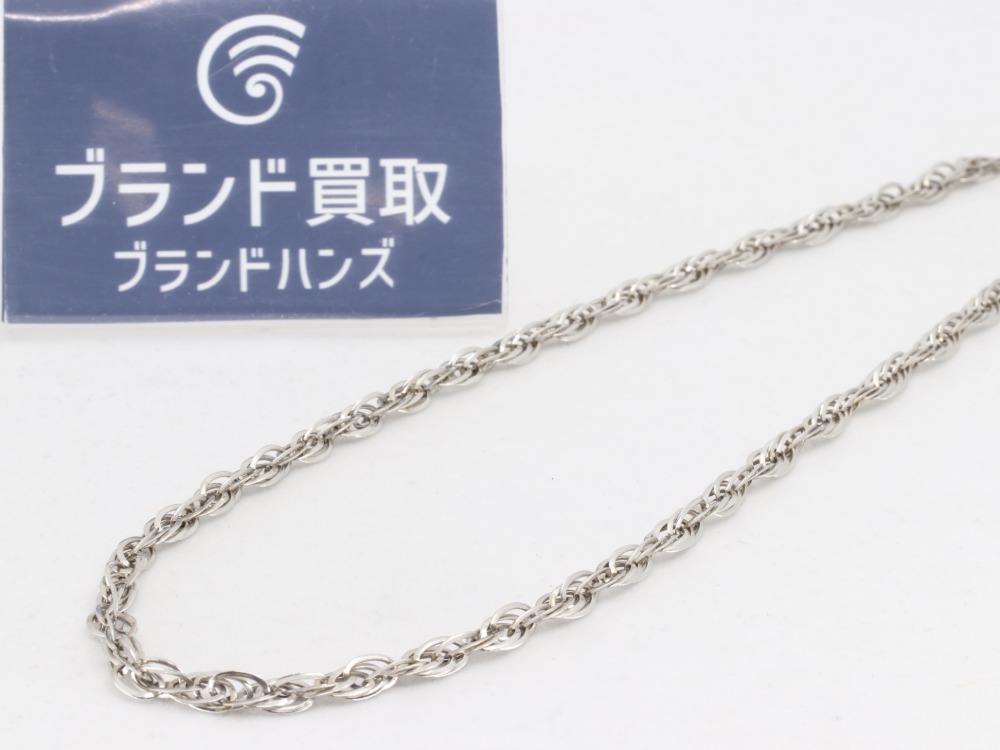 京都四条河原町でPT850プラチナネックレスをお買取しました！