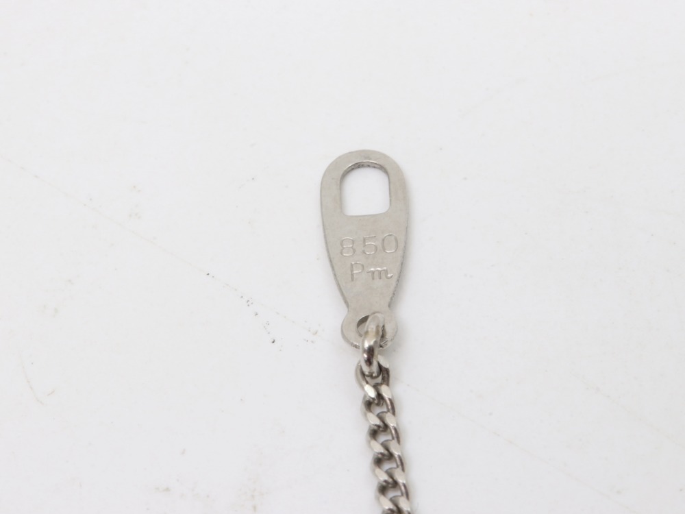 PT850のチェーンネックレス刻印