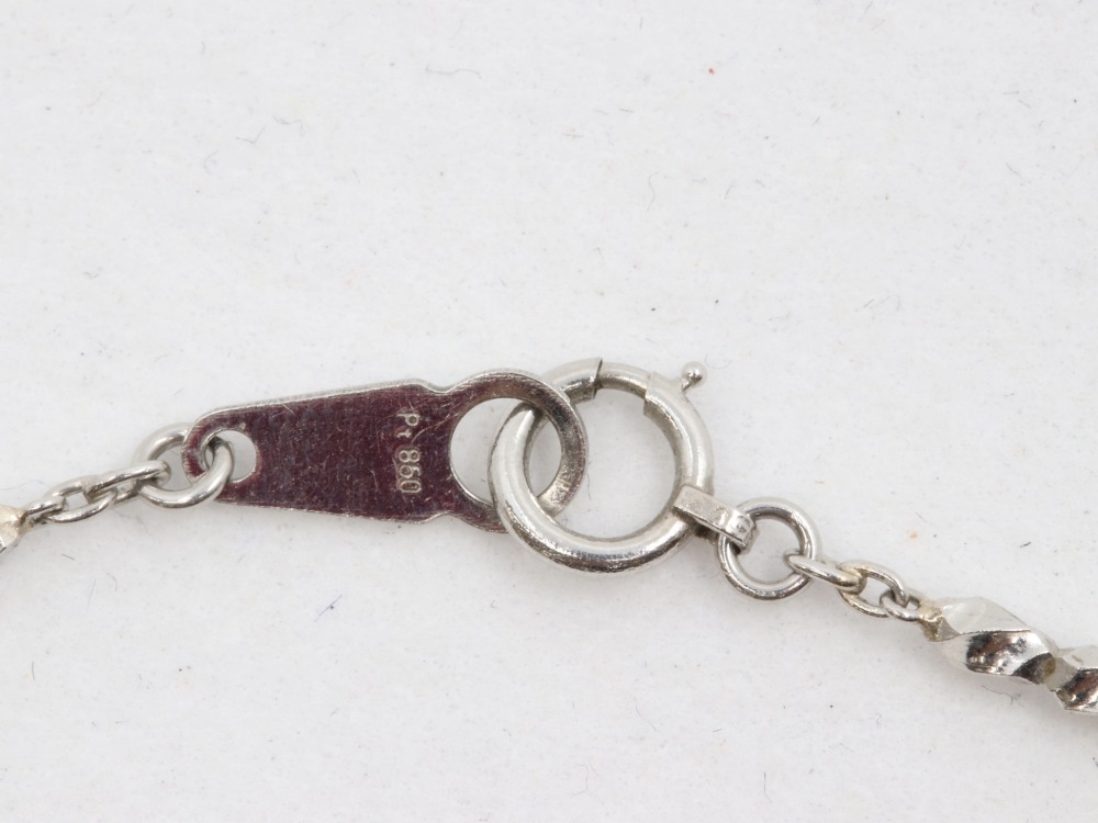 PT850のロングネックレス刻印