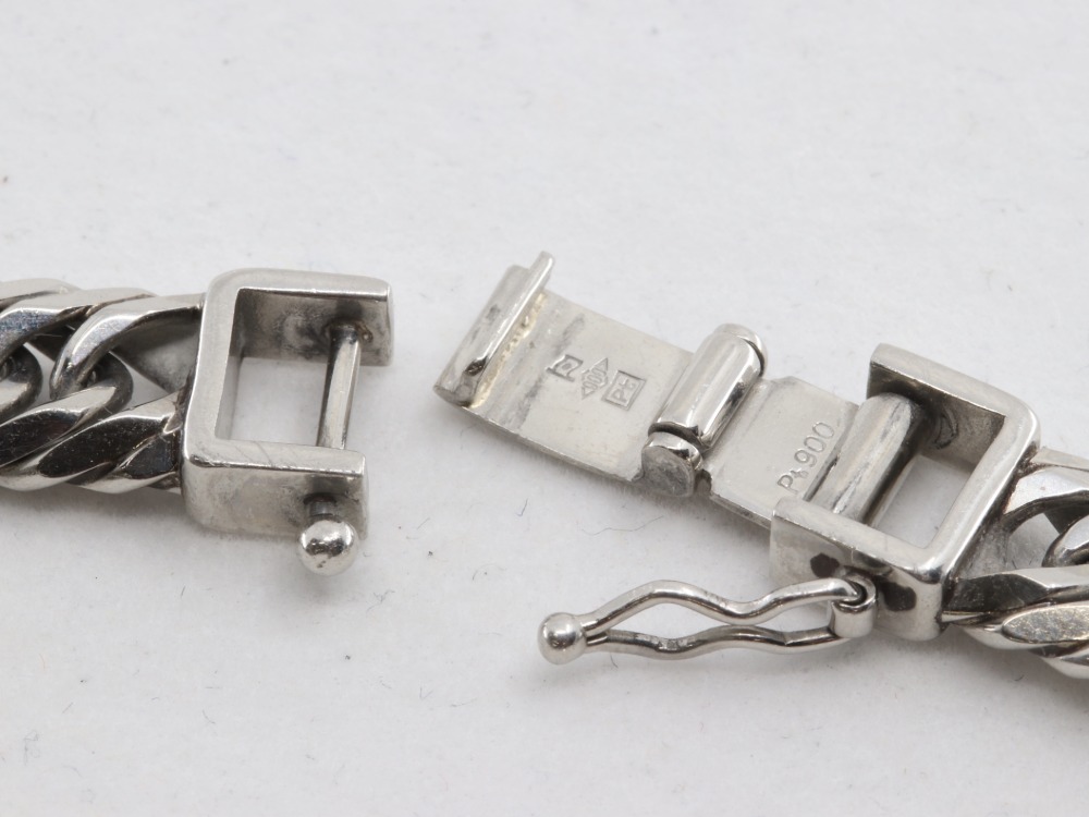 PT900の喜平ブレスレット刻印