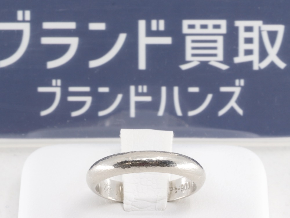 PT900の婚約指輪3.3g正面