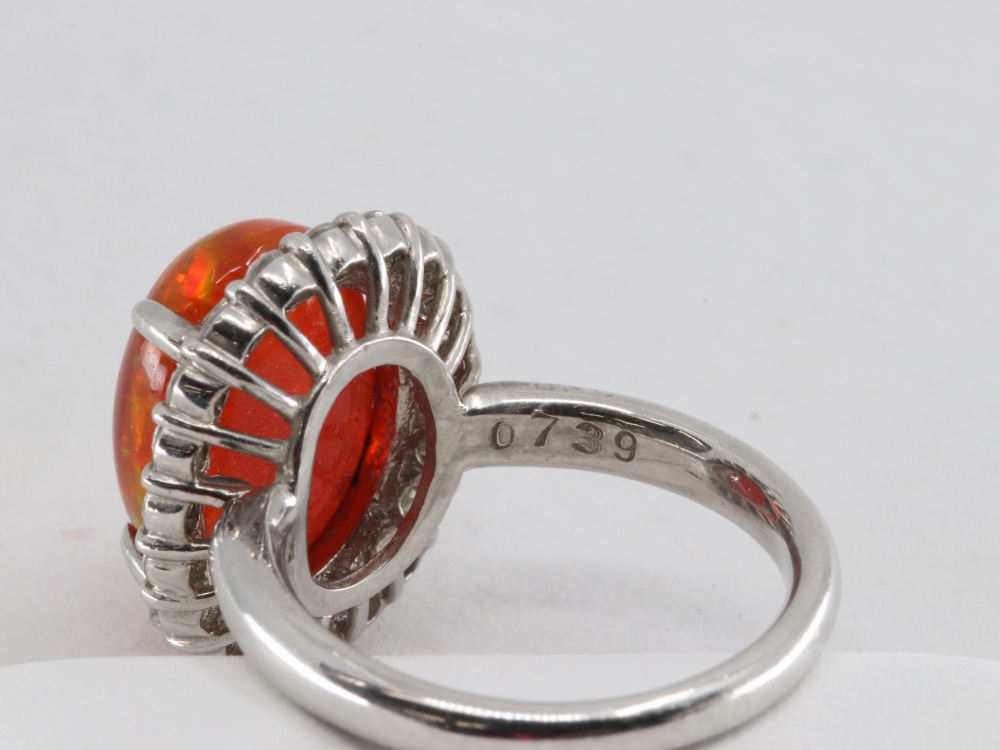 PT900ファイアーオパールダイヤリング刻印2