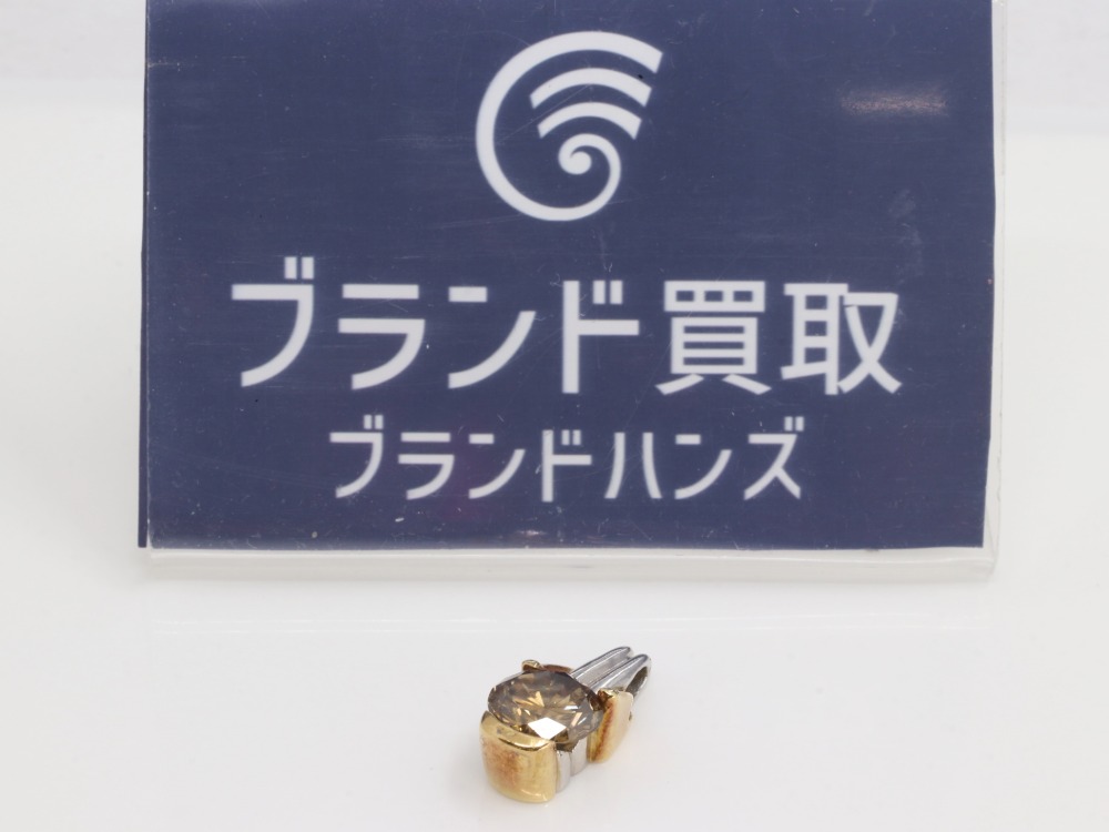 Pt900×K18のダイヤトップ全体