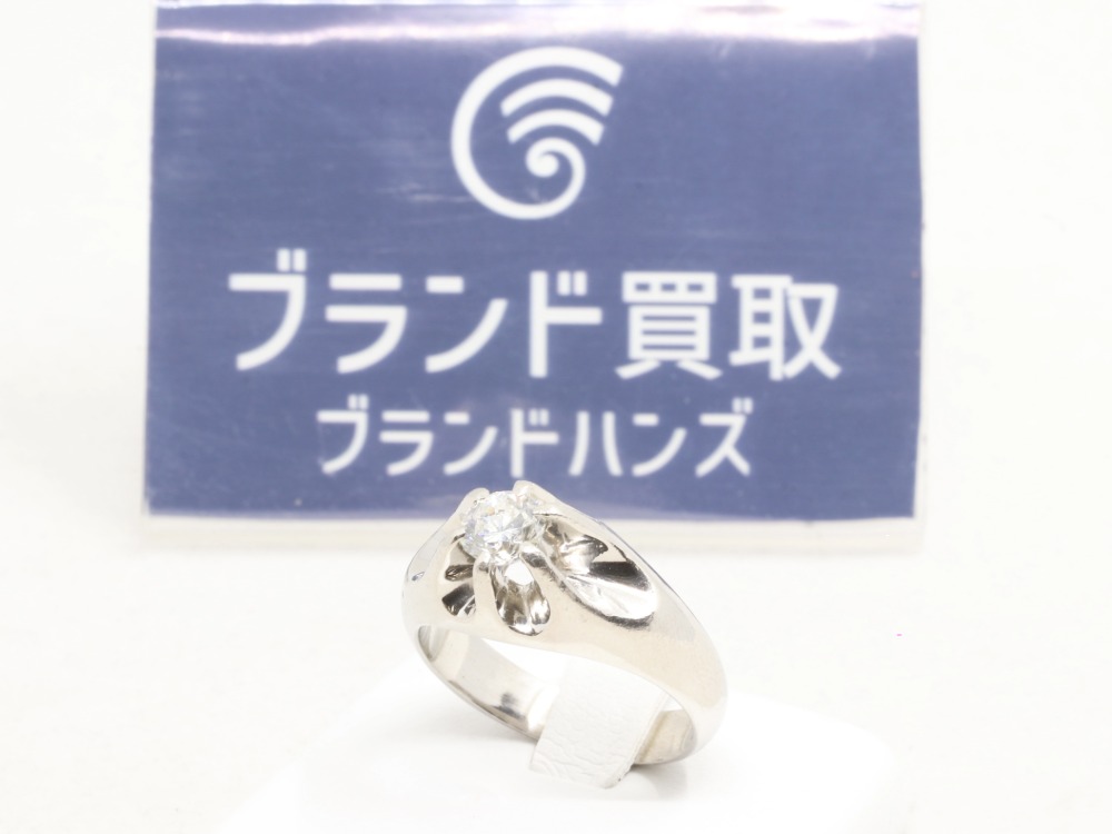 Pt900のダイヤリング全体