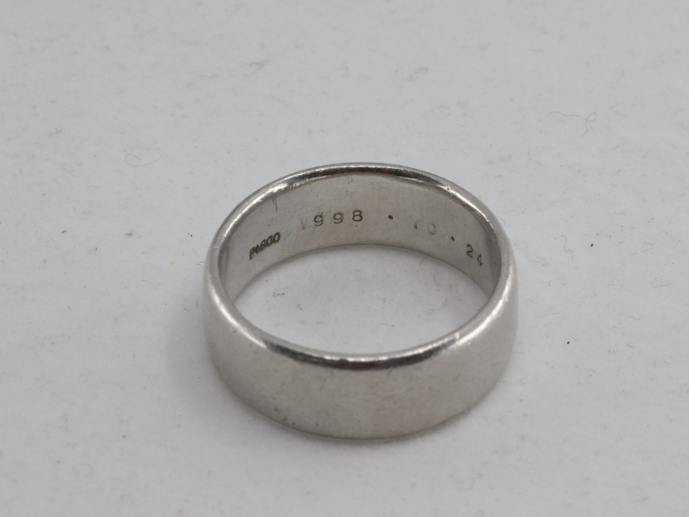 Pt900のリング10.8g刻印