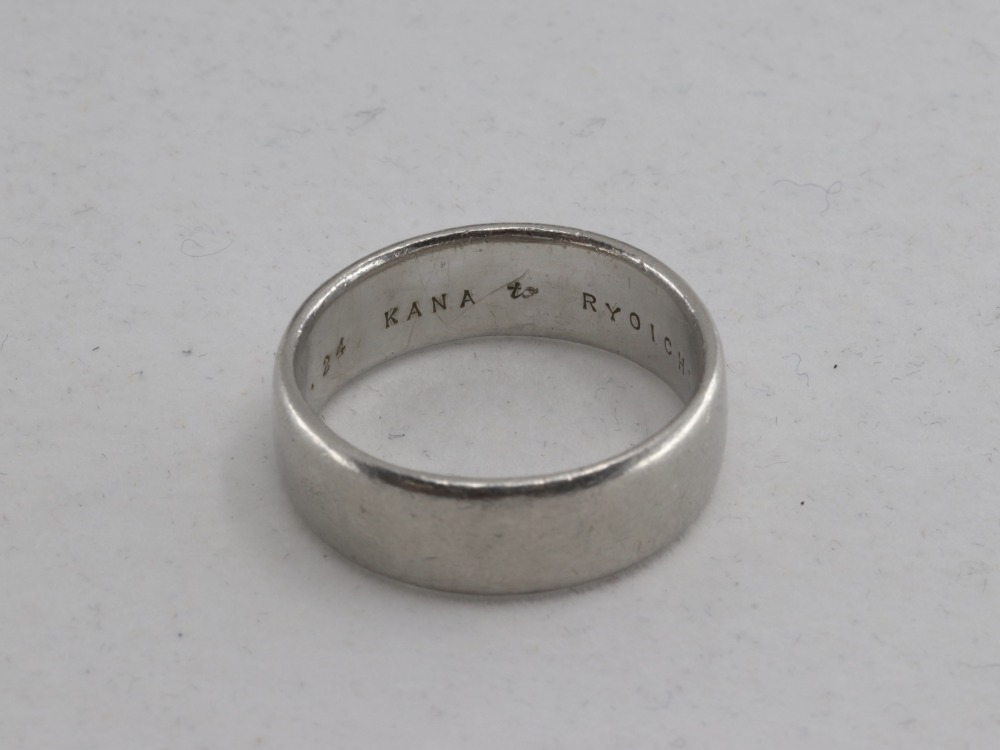 Pt900のリング10.8g刻印2
